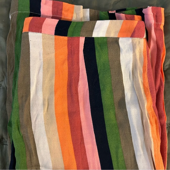 Reformation Multicolor Striped Wide Leg Pants - Picture 3 of 10